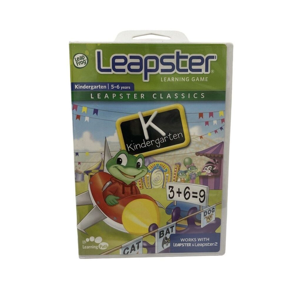 LeapFrog Leapster Kindergarten Game Cartridge Learning K SEALED NEW